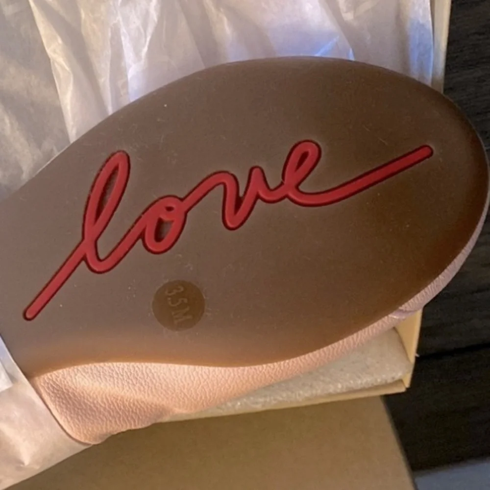 NIB [Ellen Degeneres] EG: 'Love' Langlee Ballet Flats Peony Pink Multiple Sizes! - Picture 5 of 9